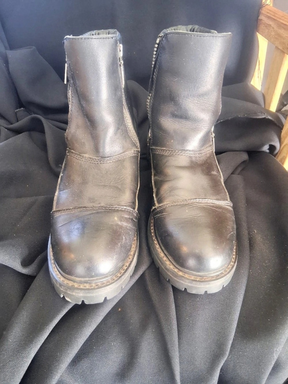 Milwaukee MB205 Black Leather Boots US 10